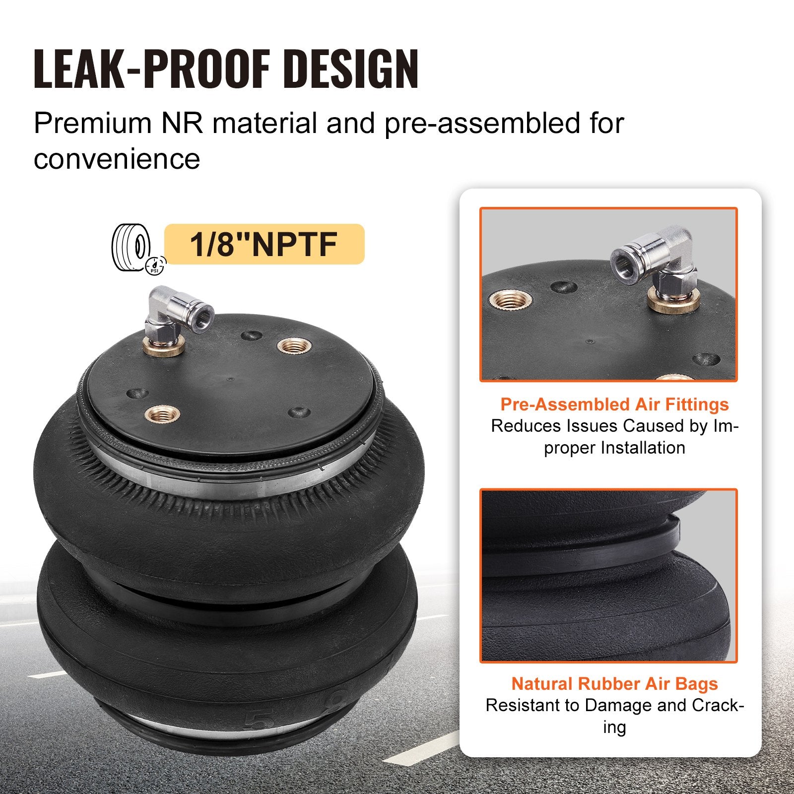 Air Bag Suspension Kit, Air — view 5
