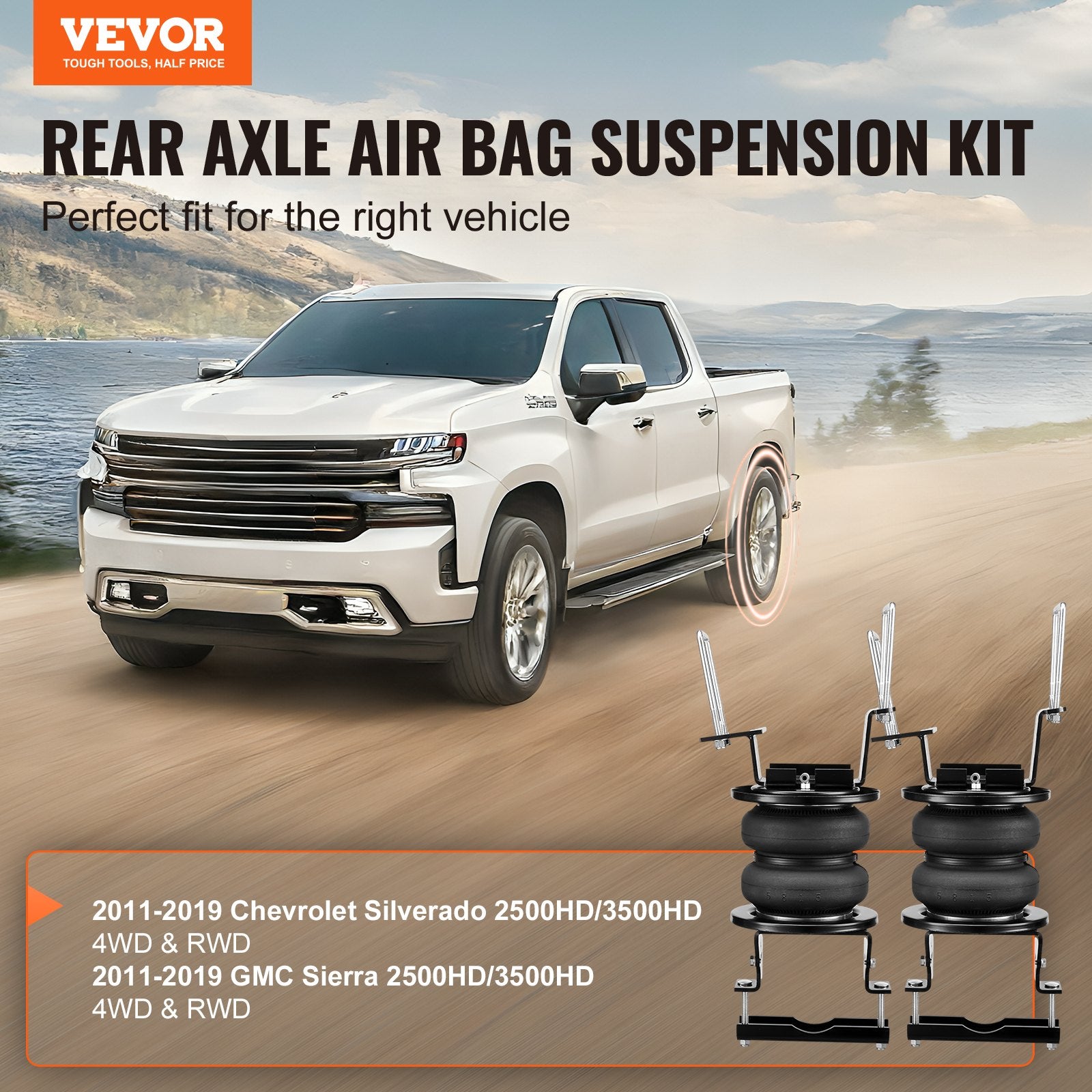 Air Bag Suspension Kit, Air — view 3