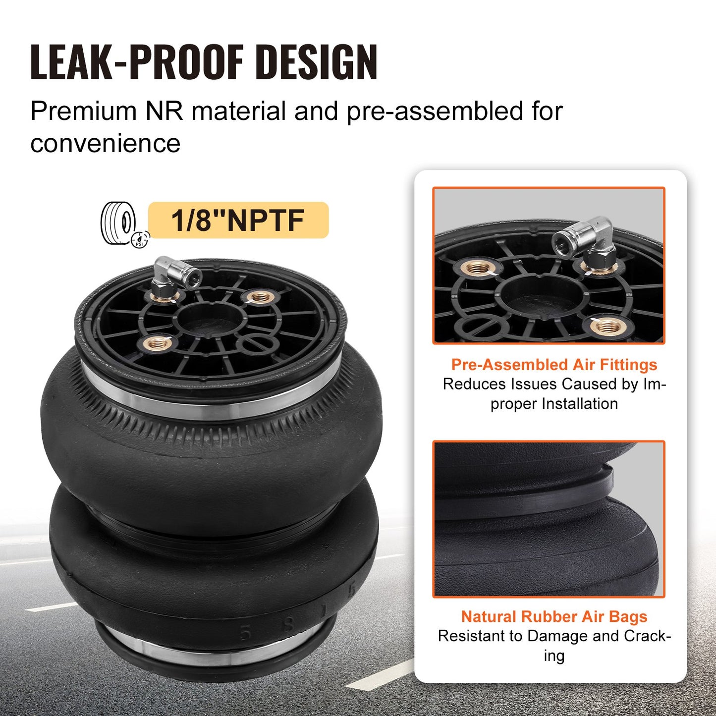 Air Bag Suspension Kit, Air — view 5