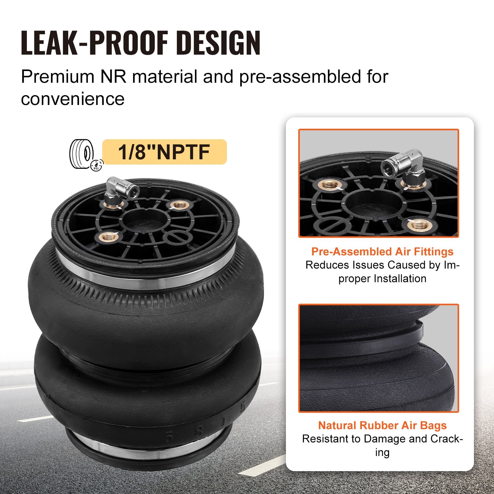 Air Bag Suspension Kit, Air — view 5