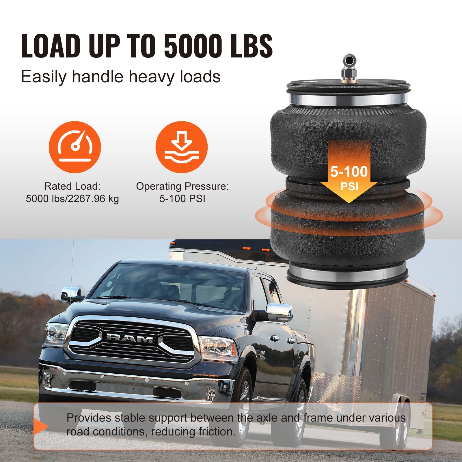 Air Bag Suspension Kit, Air — view 4