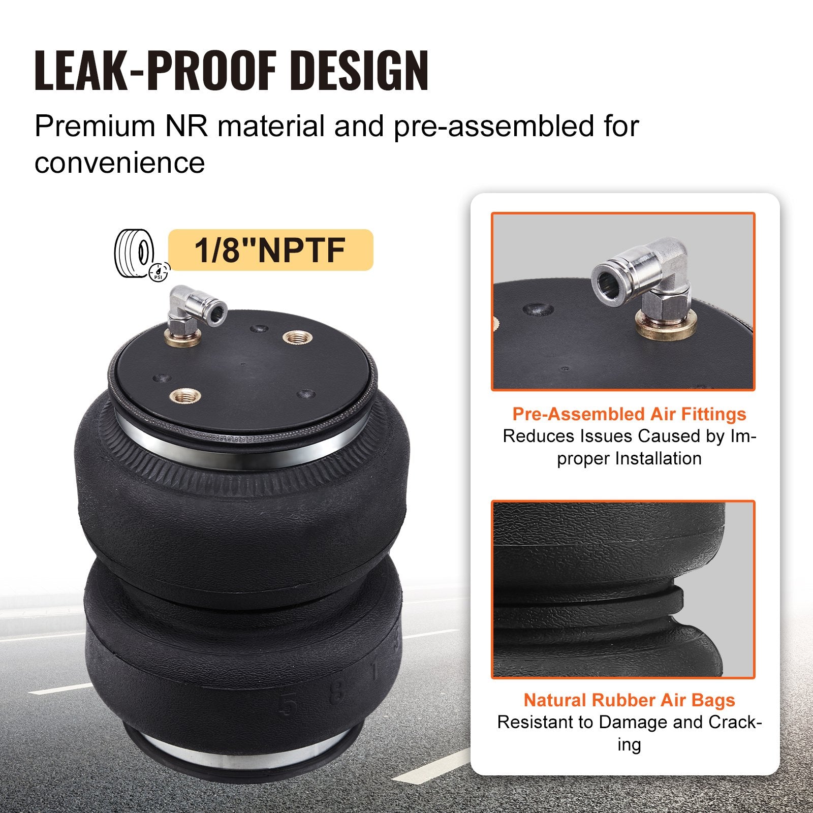 Air Bag Suspension Kit, Air — view 5