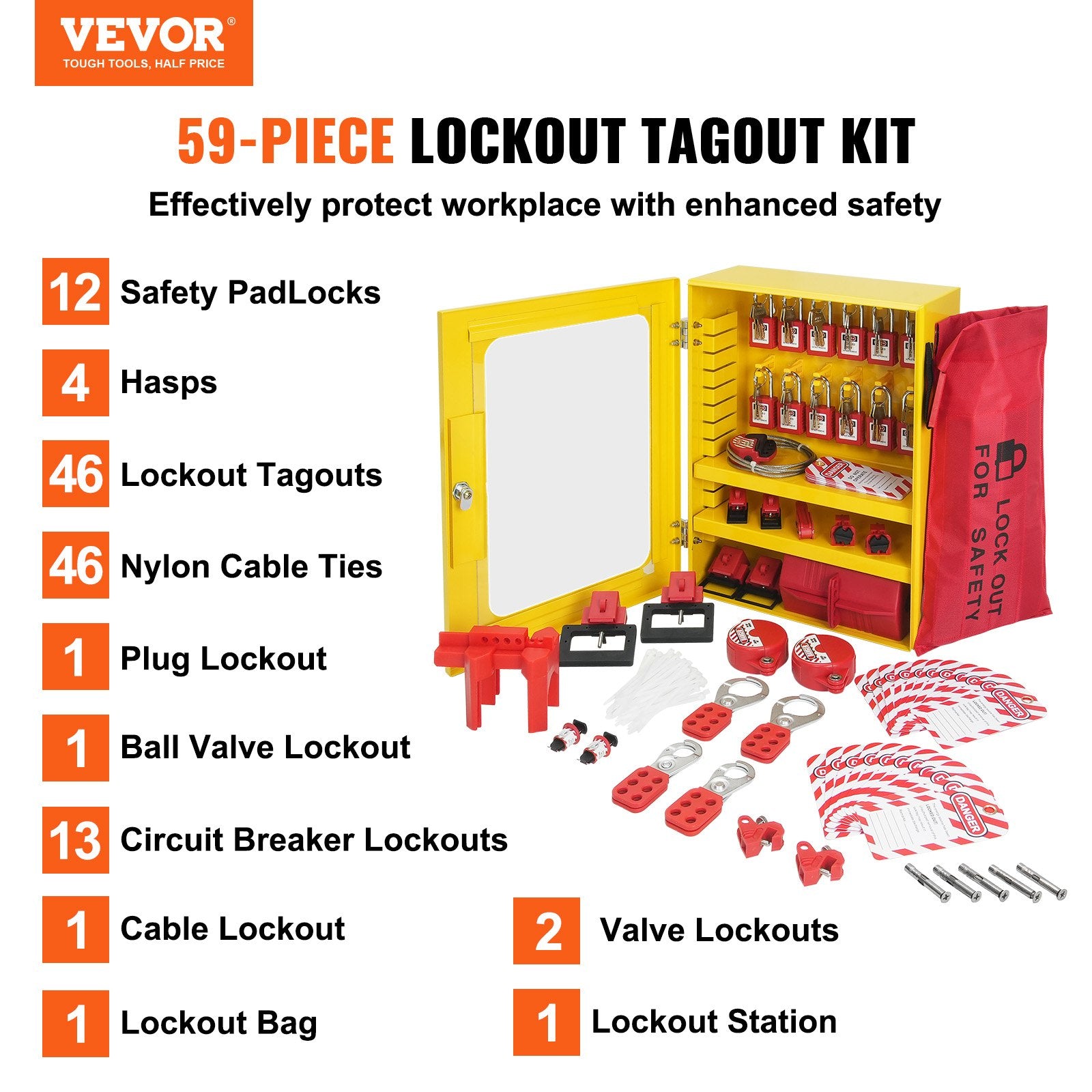 Electrical Lockout Tagout Kit, 59 — view 3