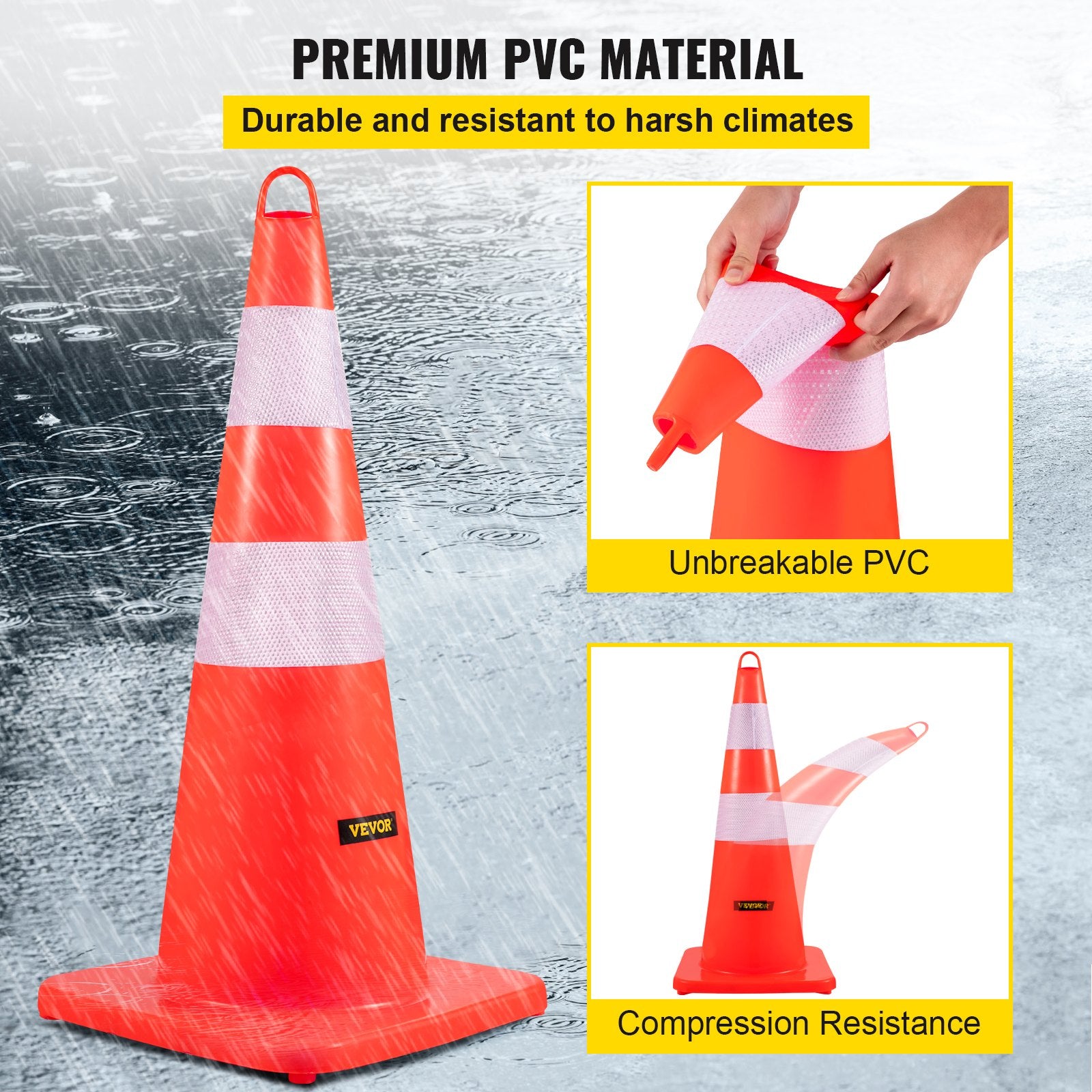 Safety Cones, 10PCS 28 Traffic — view 4