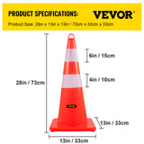 Safety Cones, 10PCS 28 Traffic — view 8