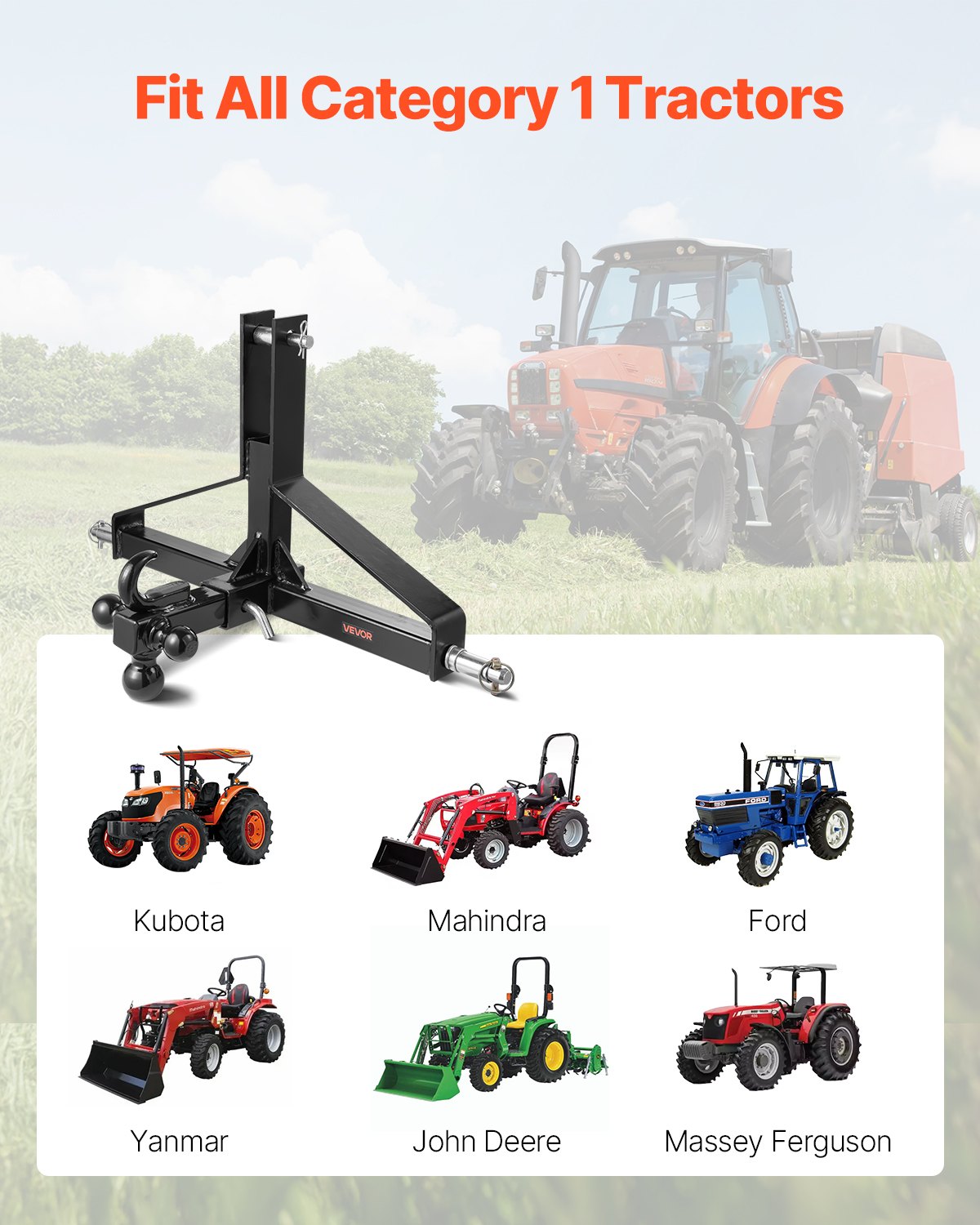 3 Point Trailer Hitch with — view 3