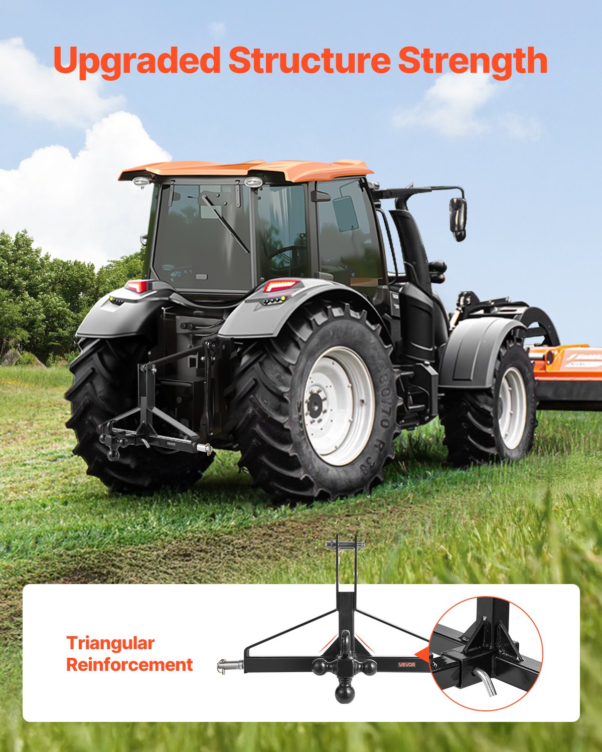 3 Point Trailer Hitch with — view 6