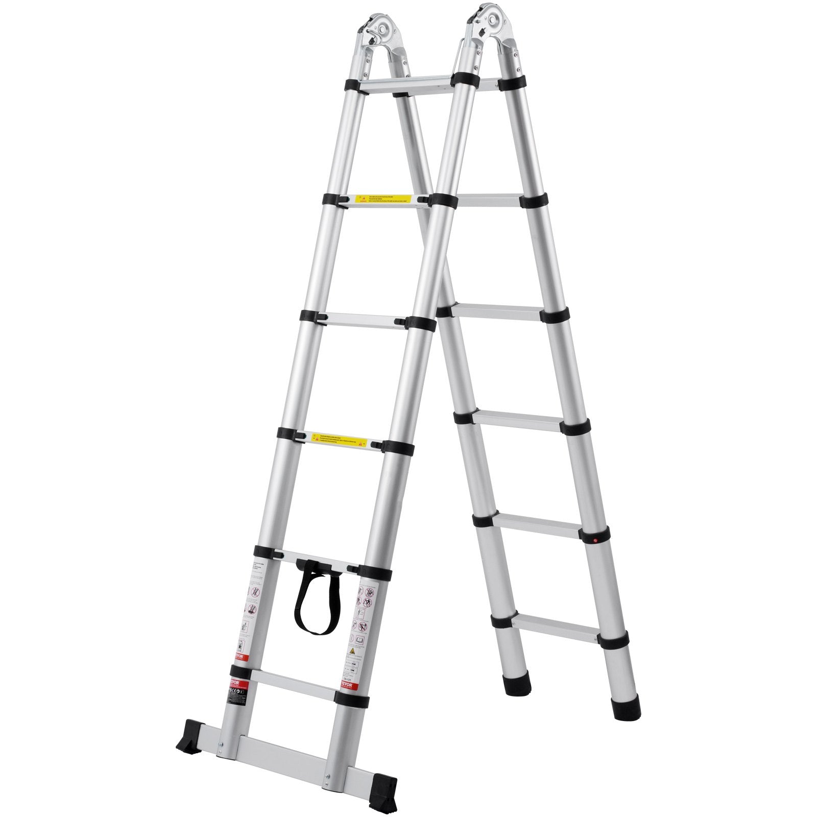 Telescoping Extension Ladder 12.5FT A-Shape — view 10