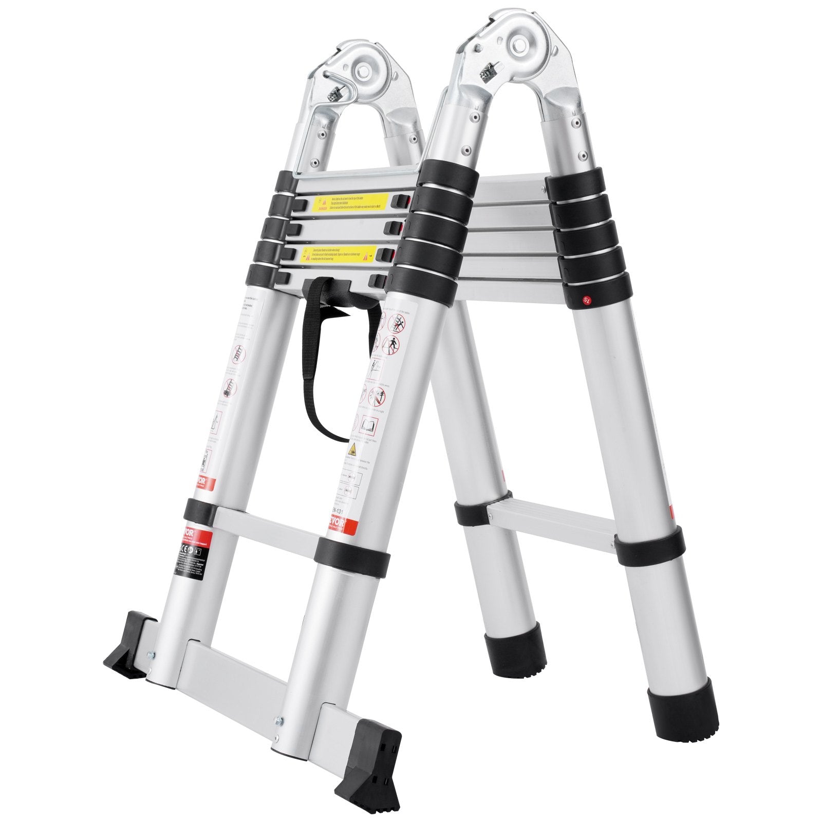Telescoping Extension Ladder 12.5FT A-Shape — view 11