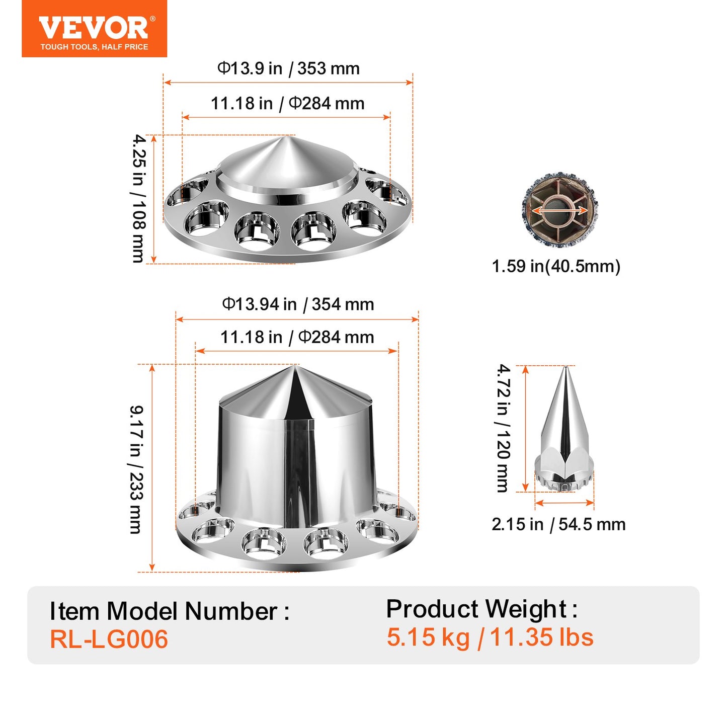 Rear&Front Axle Cover Combo Kit — view 8