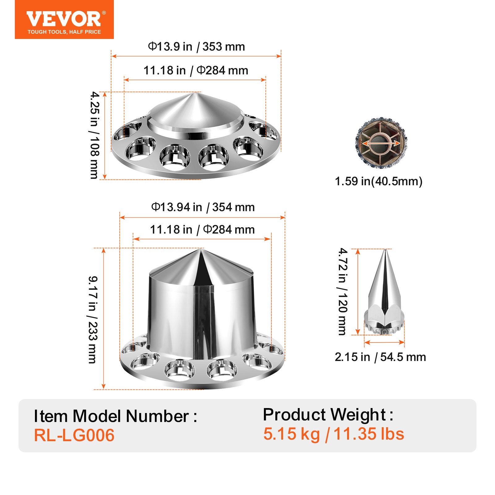 Rear&Front Axle Cover Combo Kit — view 8