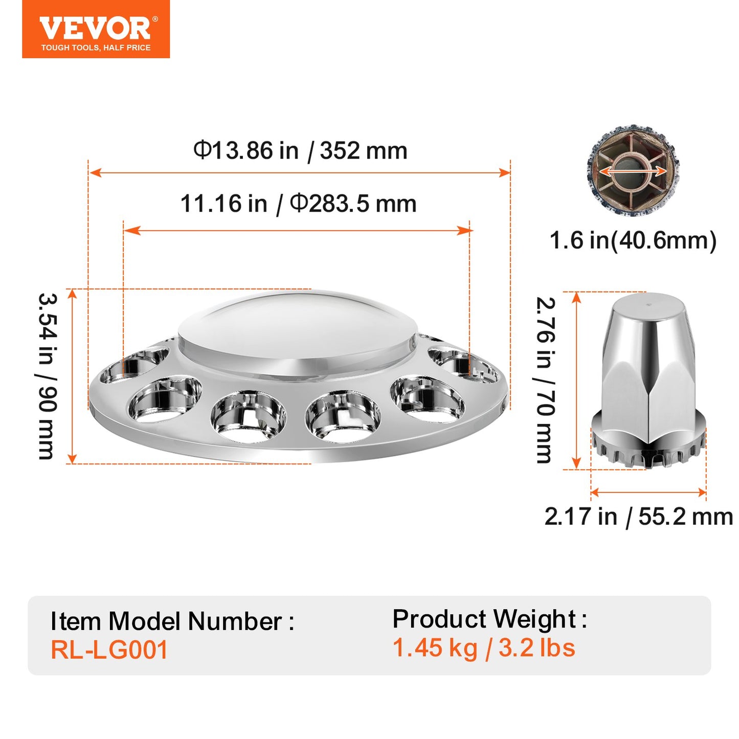 Front Axle Cover Combo Kit — view 8