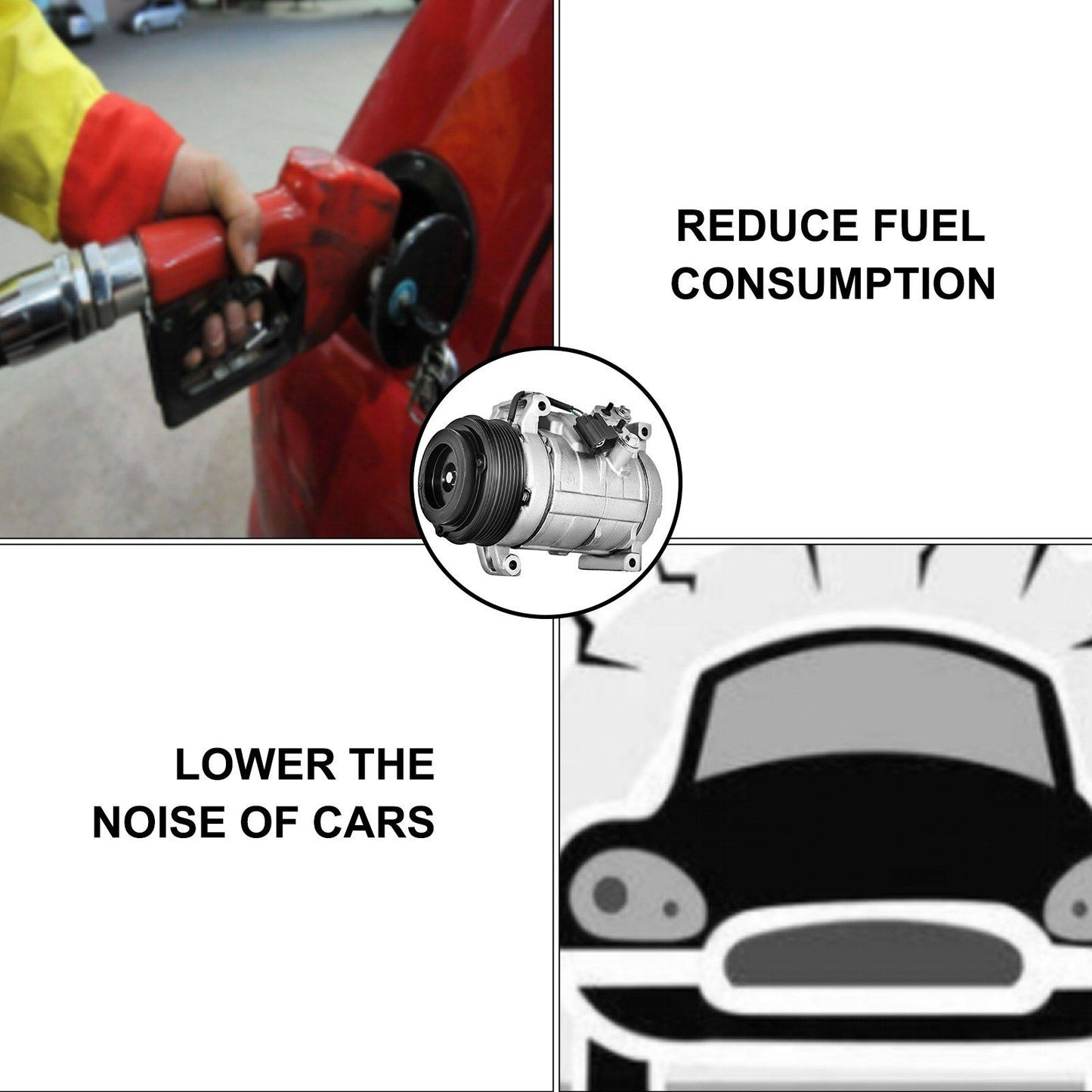 A/C Compressor for 07-12 Chevrolet Traverse Gmc — view 6