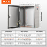 Steel Electrical Box, 40x30x15 cm — view 8