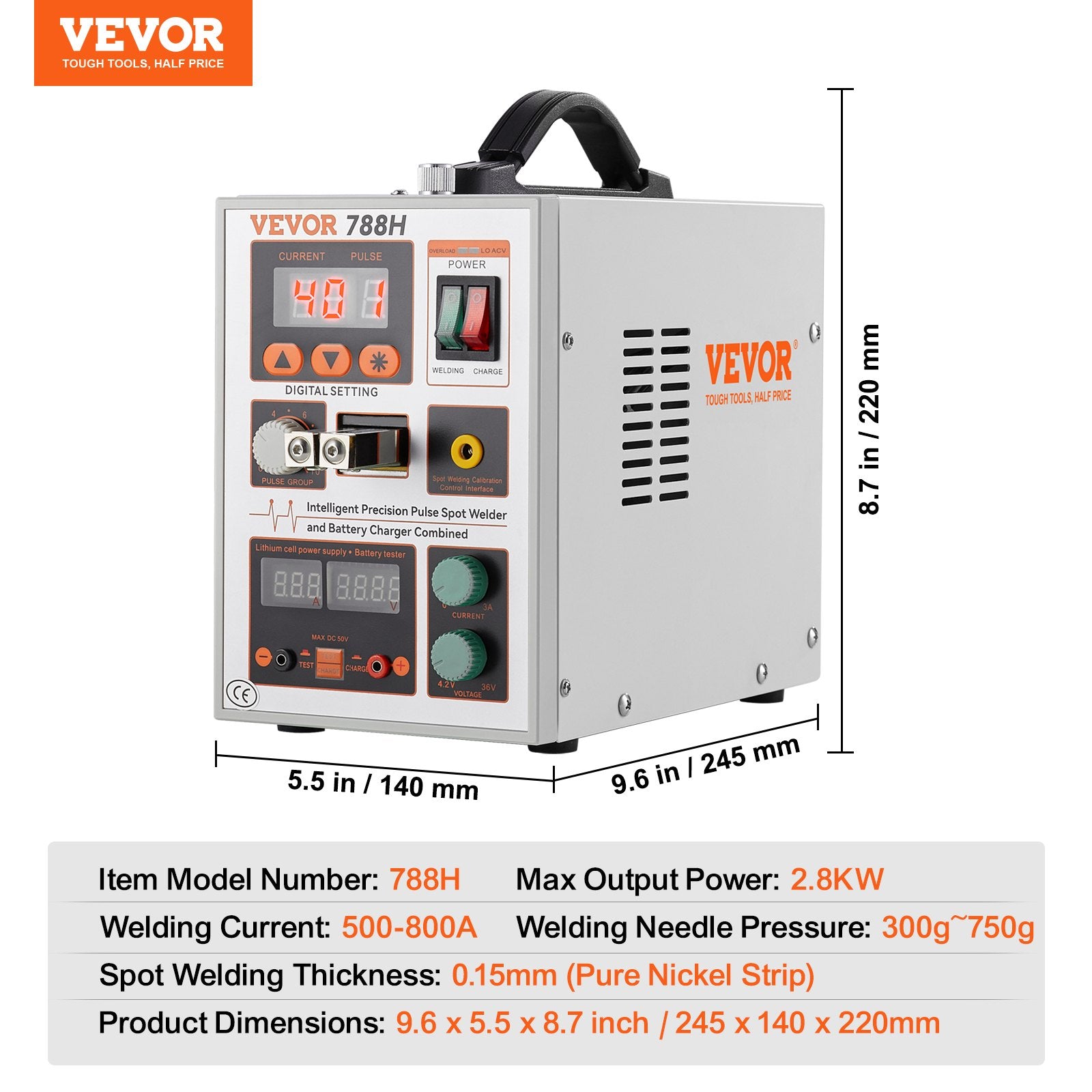 Battery Spot Welder 788H Pulse — view 8