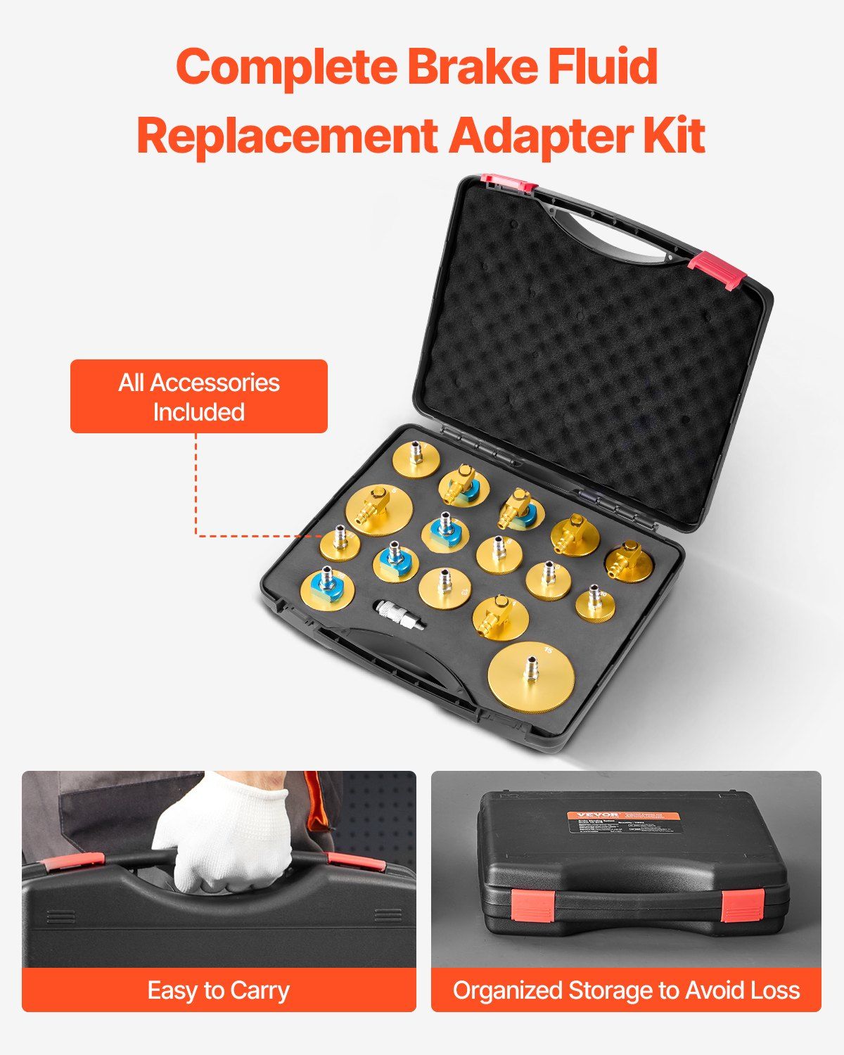 Brake master bleeder kit, 17 pcs — view 4