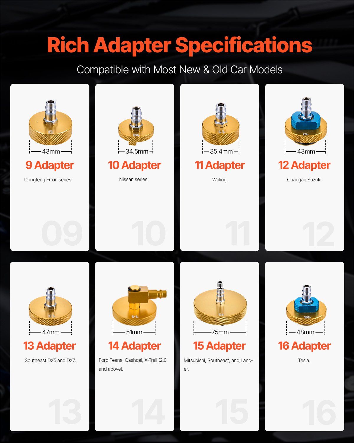 Brake master bleeder kit, 17 pcs — view 6