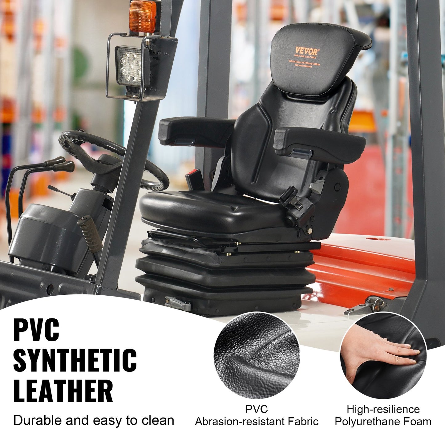 Universal Forklift Seat Adjustable Tractor — view 7