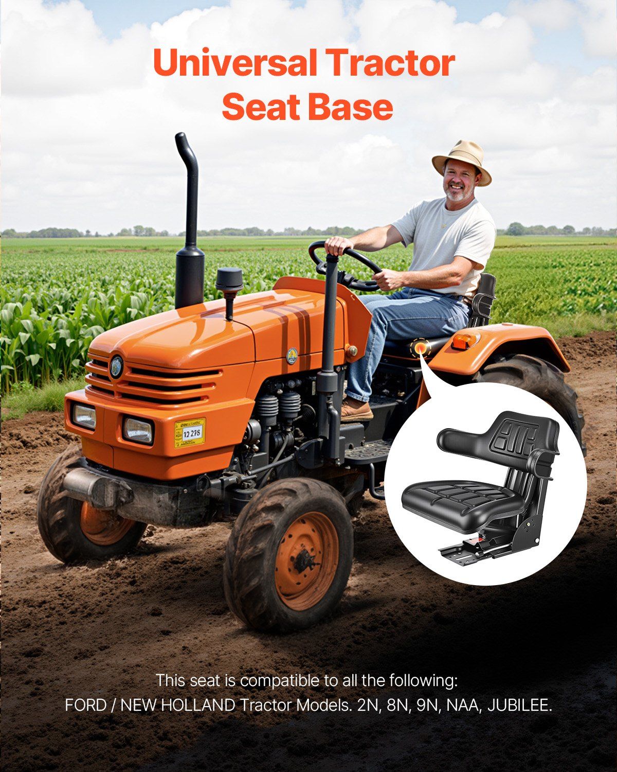 Universal Forklift Seat — view 3