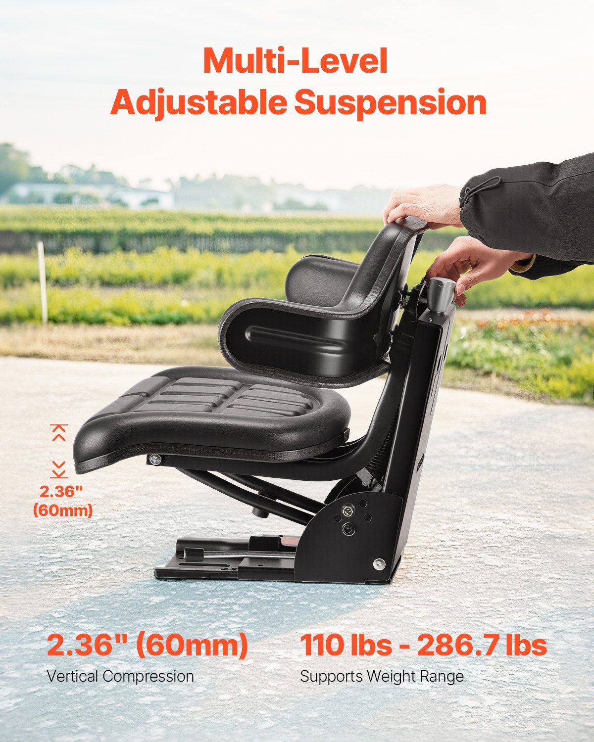 Universal Forklift Seat — view 4