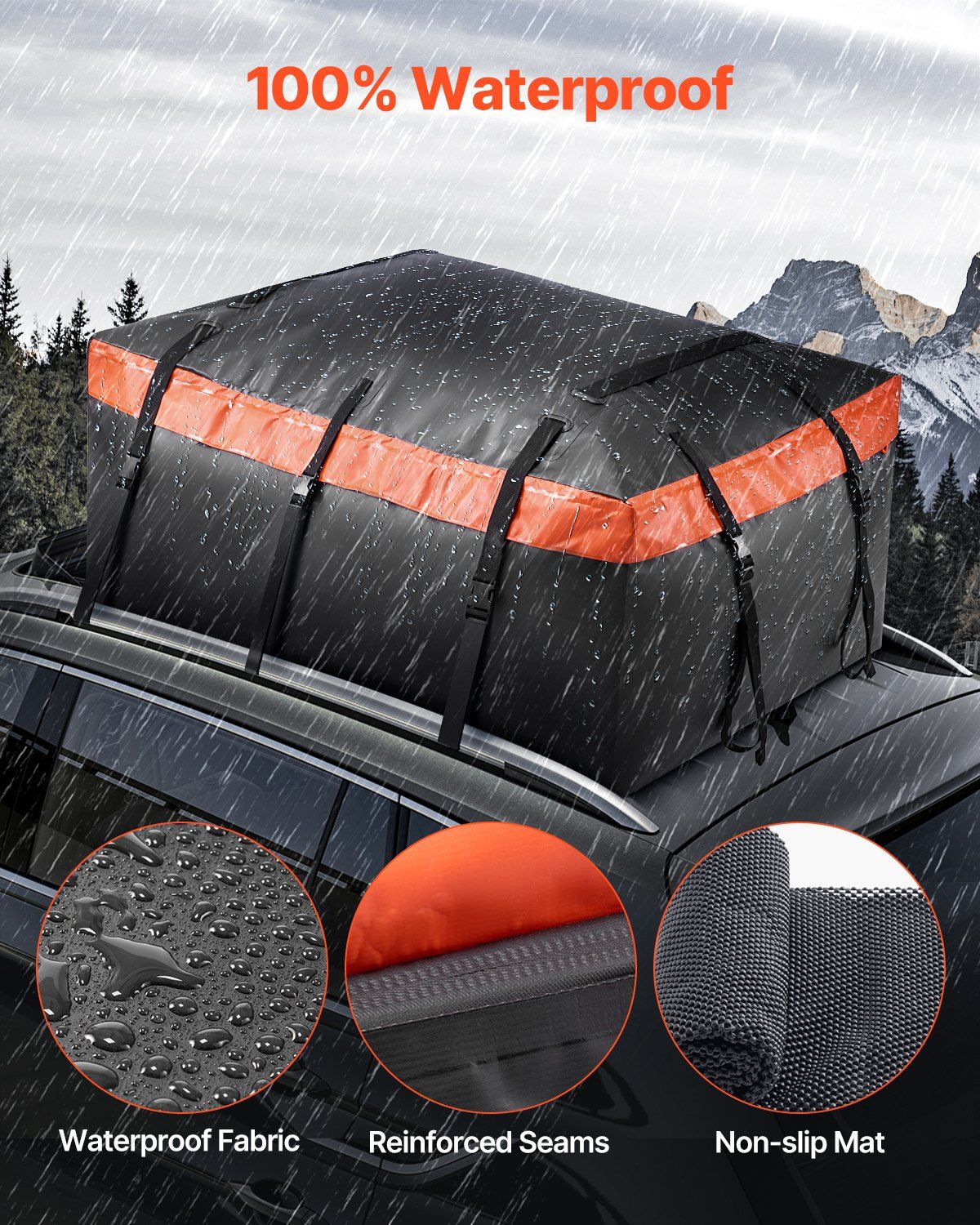 Car Rooftop Cargo Carrier Bag — view 3