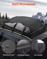 Car rooftop cargo carrier bag 21 cubic feet — view 3
