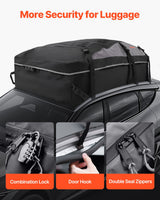 Car rooftop cargo carrier bag 21 cubic feet — view 7