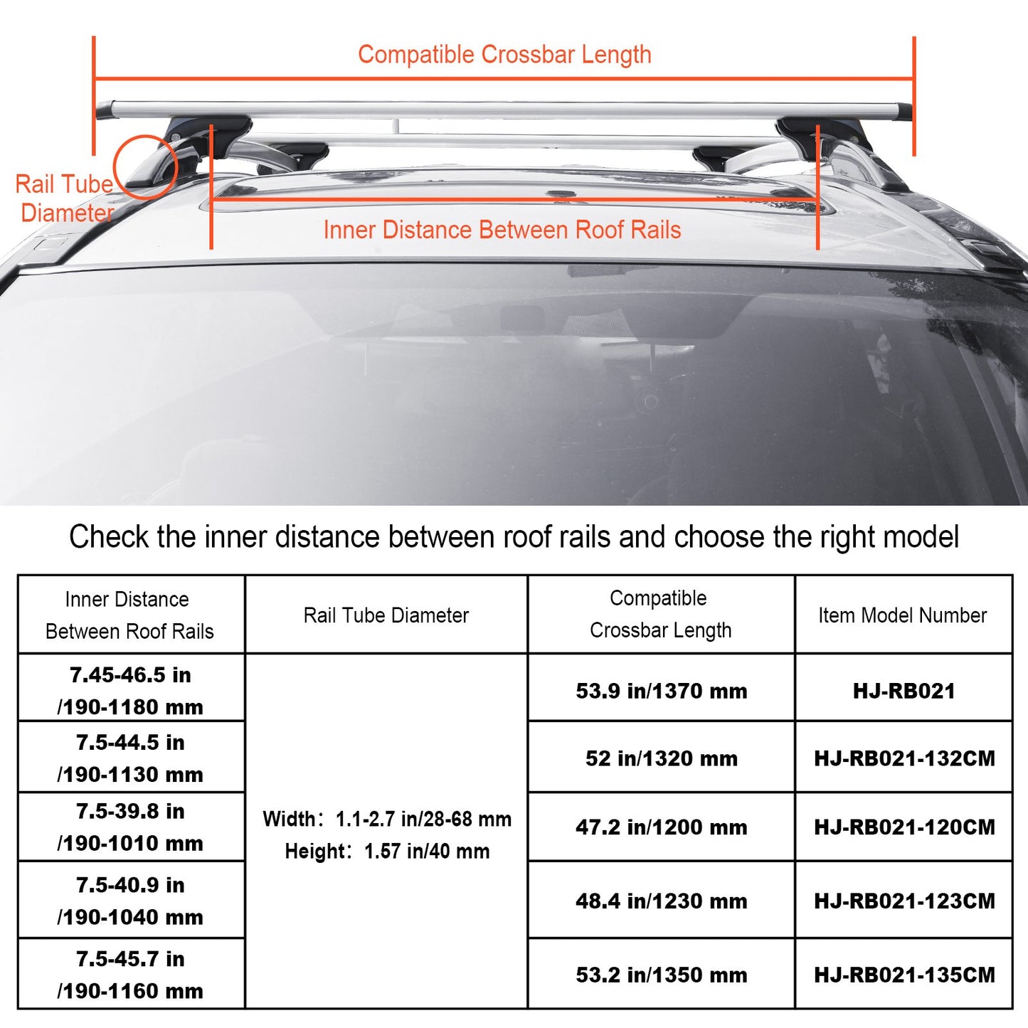 Roof Rack Cross Bars, Aluminum — view 4