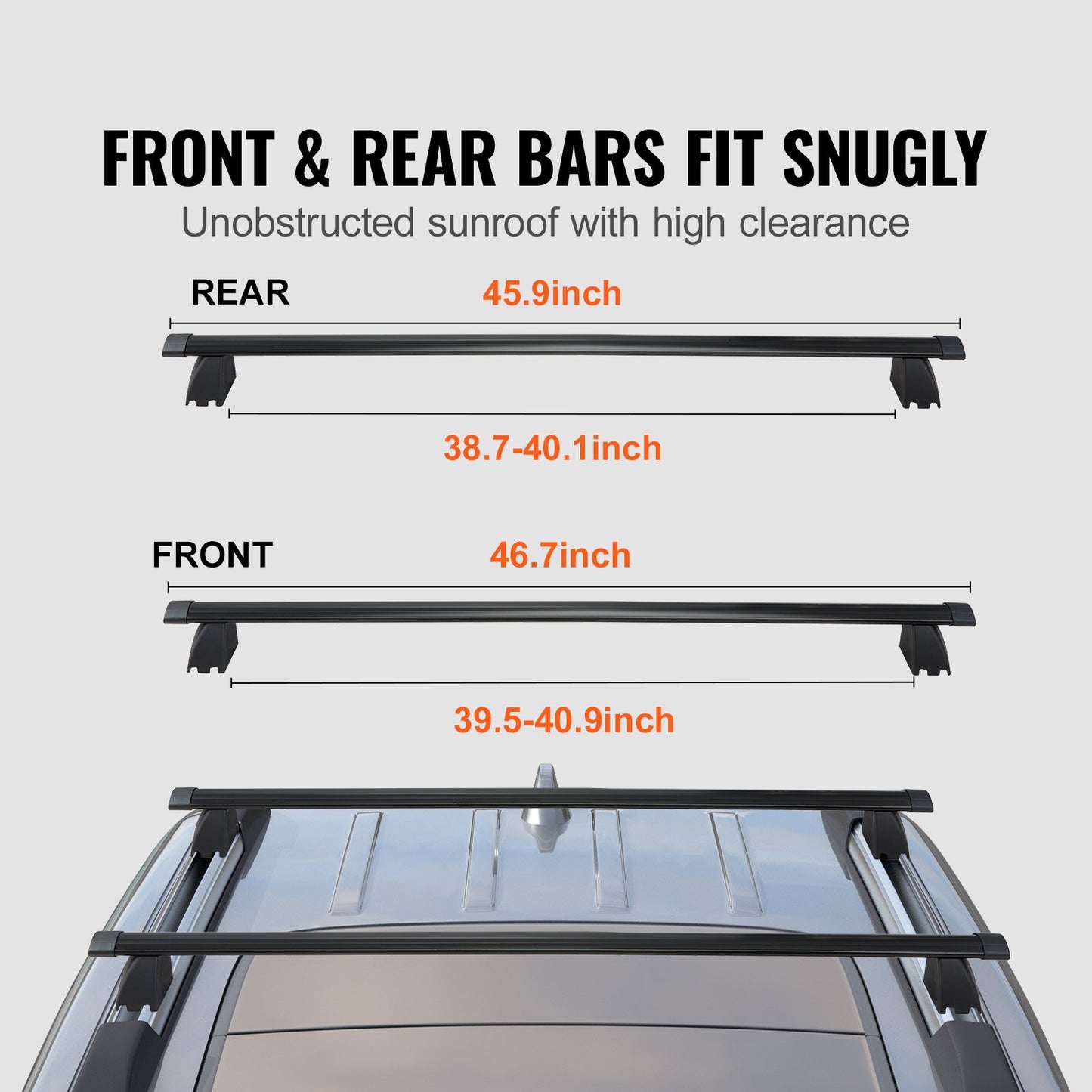 Roof Rack Crossbar for JEEP — view 4