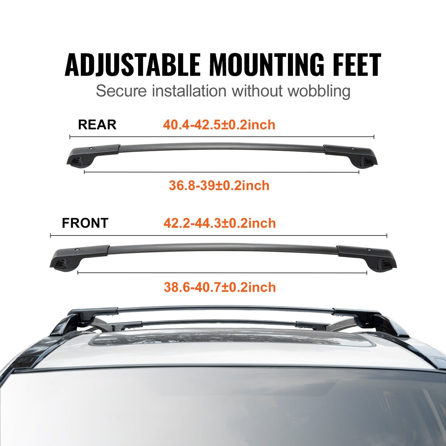 Roof Rack Crossbar for Subaru — view 4