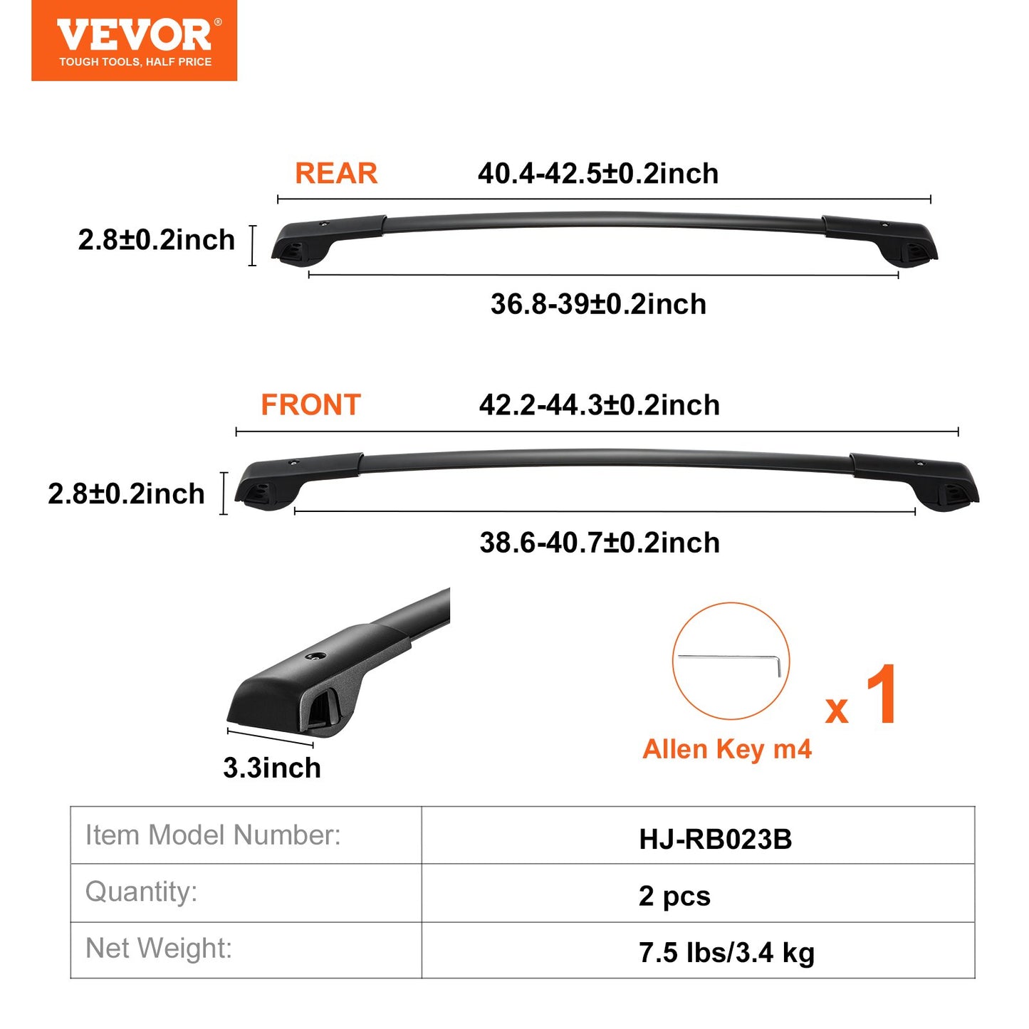 Roof Rack Crossbar for Subaru — view 8