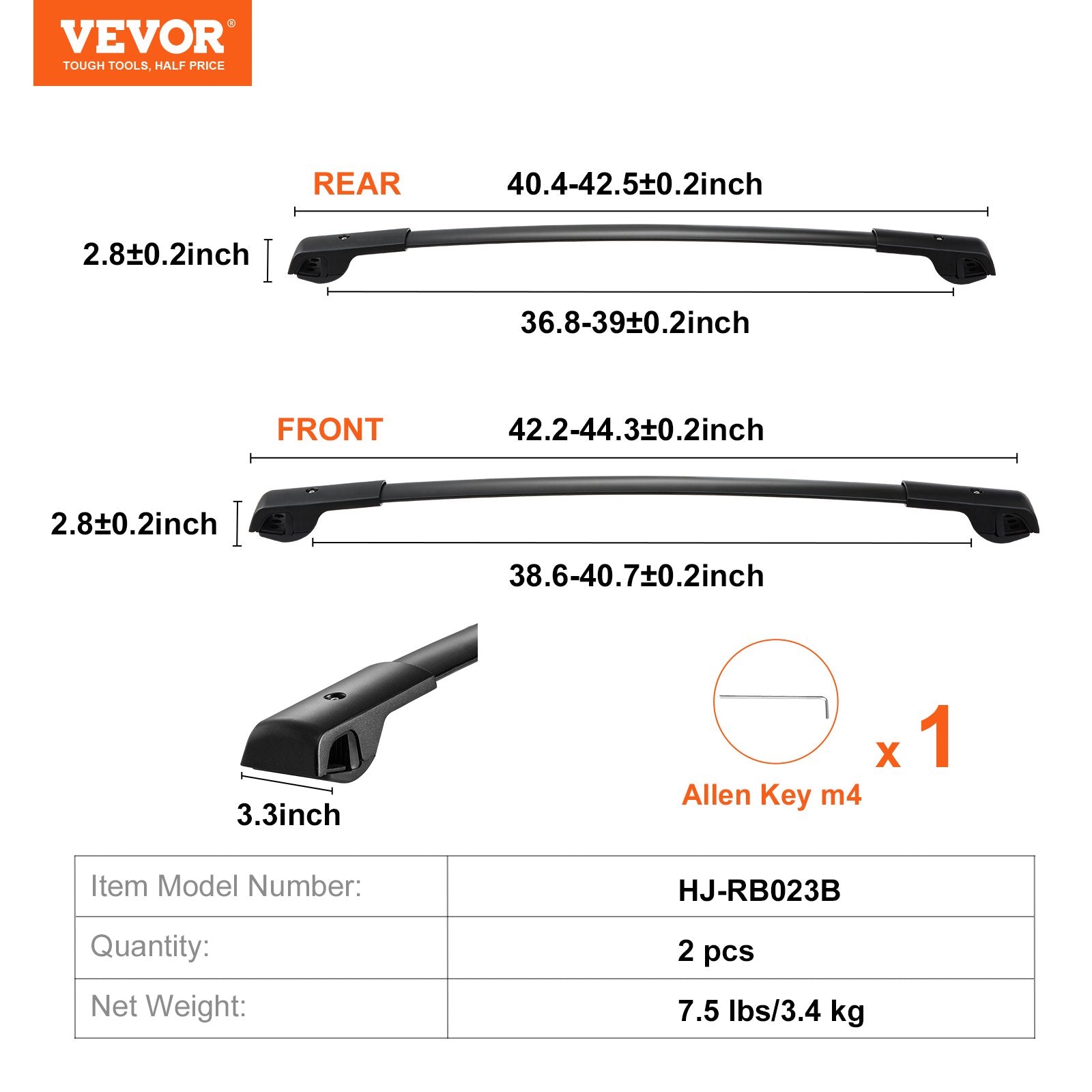 Roof Rack Crossbar for Subaru — view 8