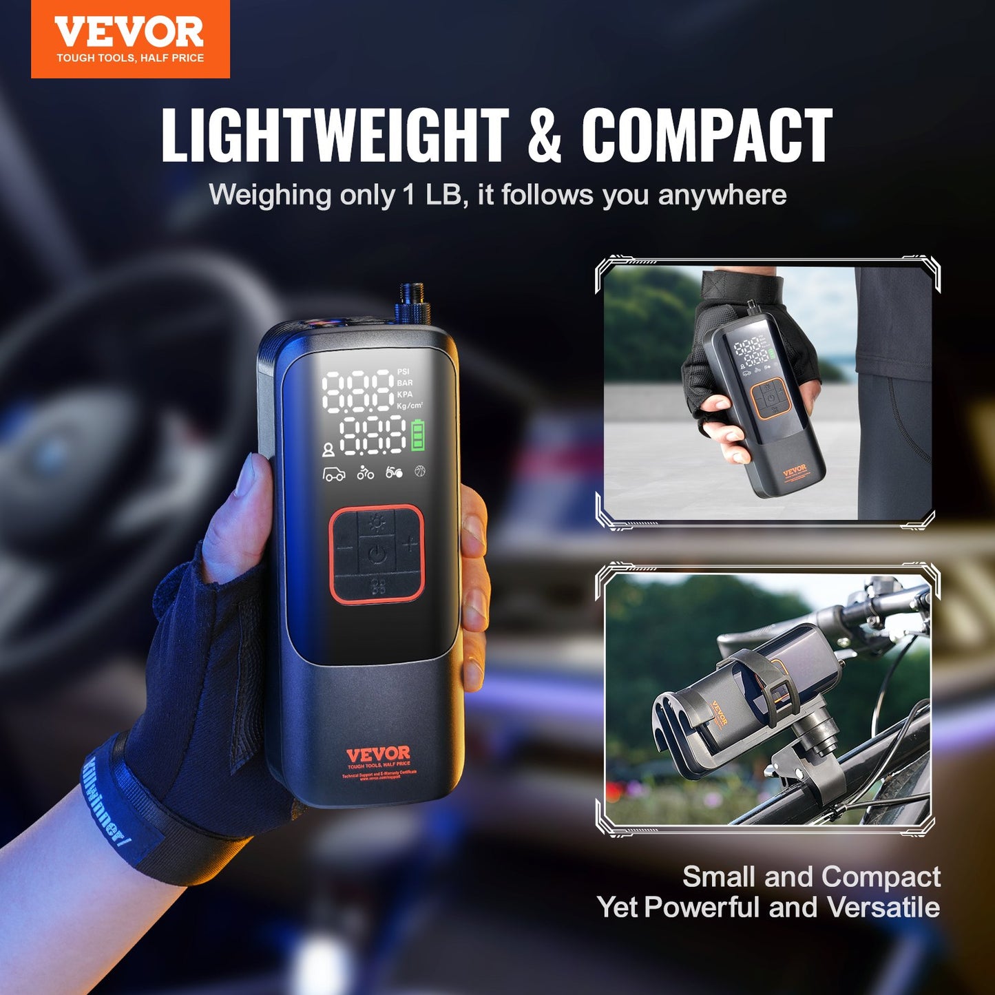 Tyre Inflator Portable Air Compressor 150 — view 3