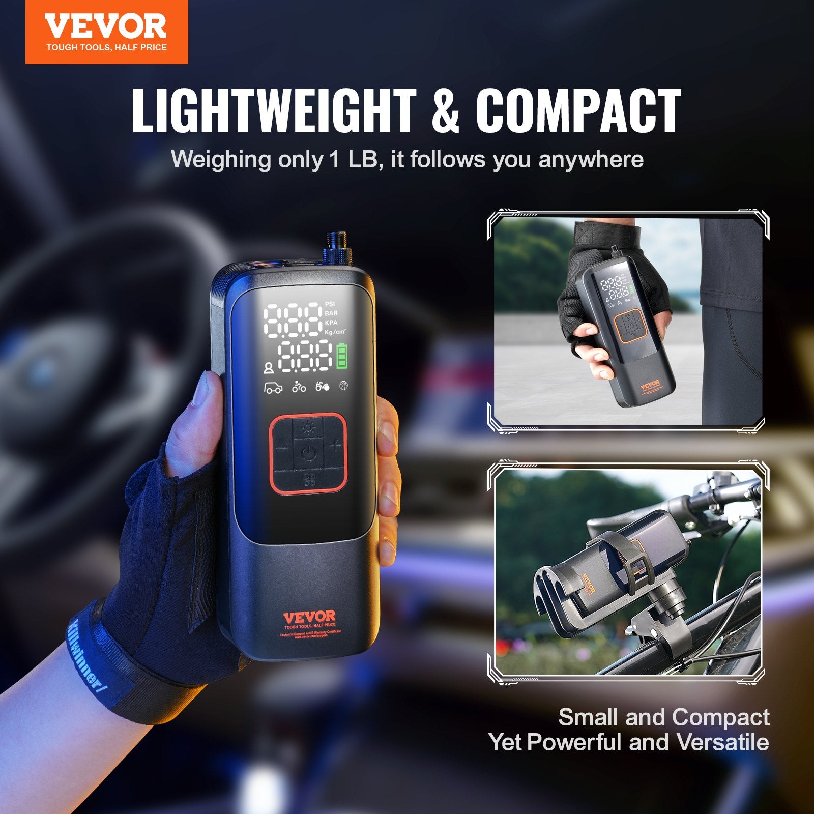 Tyre Inflator Portable Air Compressor 150 — view 3
