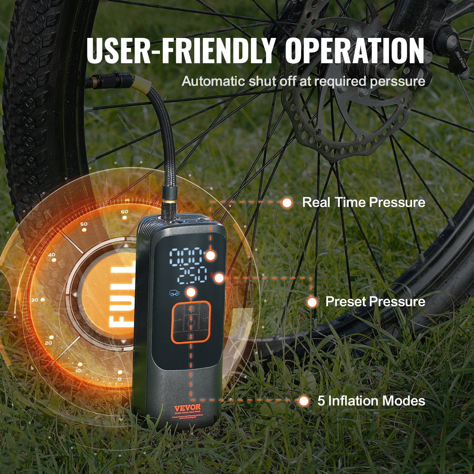 Tyre Inflator Portable Air Compressor 150 — view 4