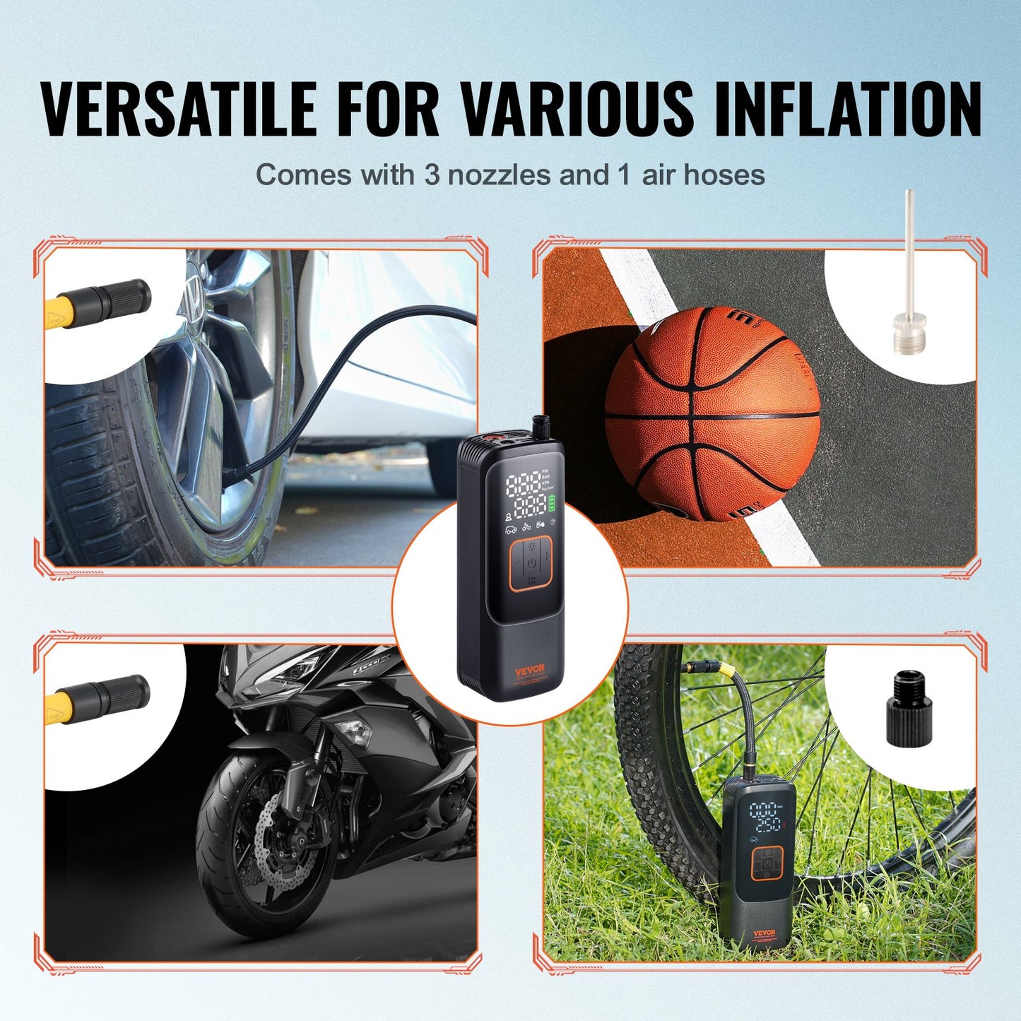 Tyre Inflator Portable Air Compressor 150 — view 6