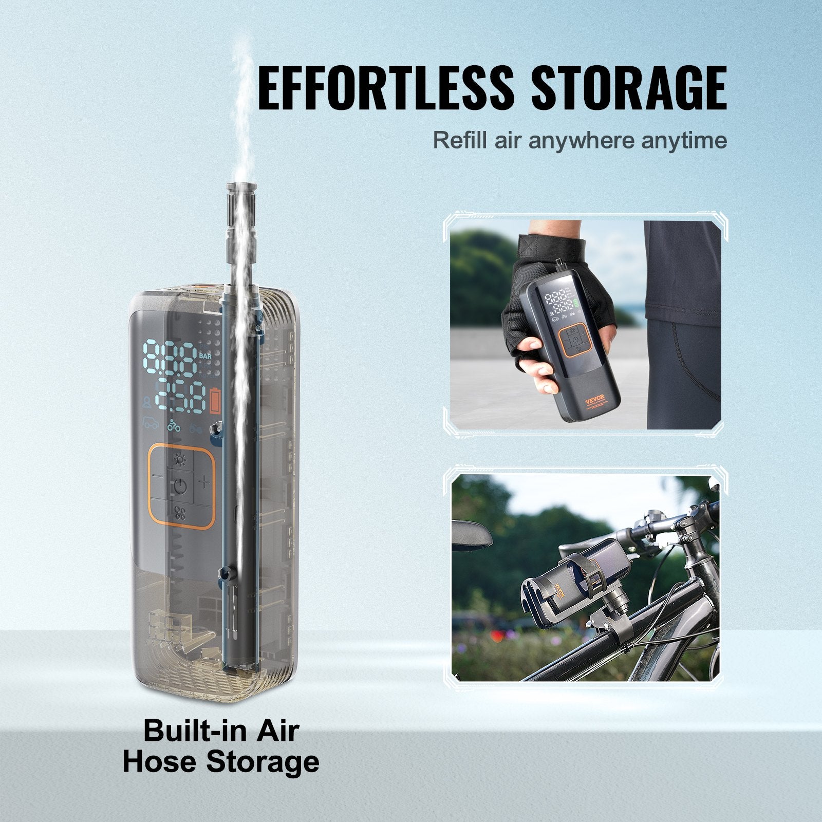 Tyre Inflator Portable Air Compressor 150 — view 7