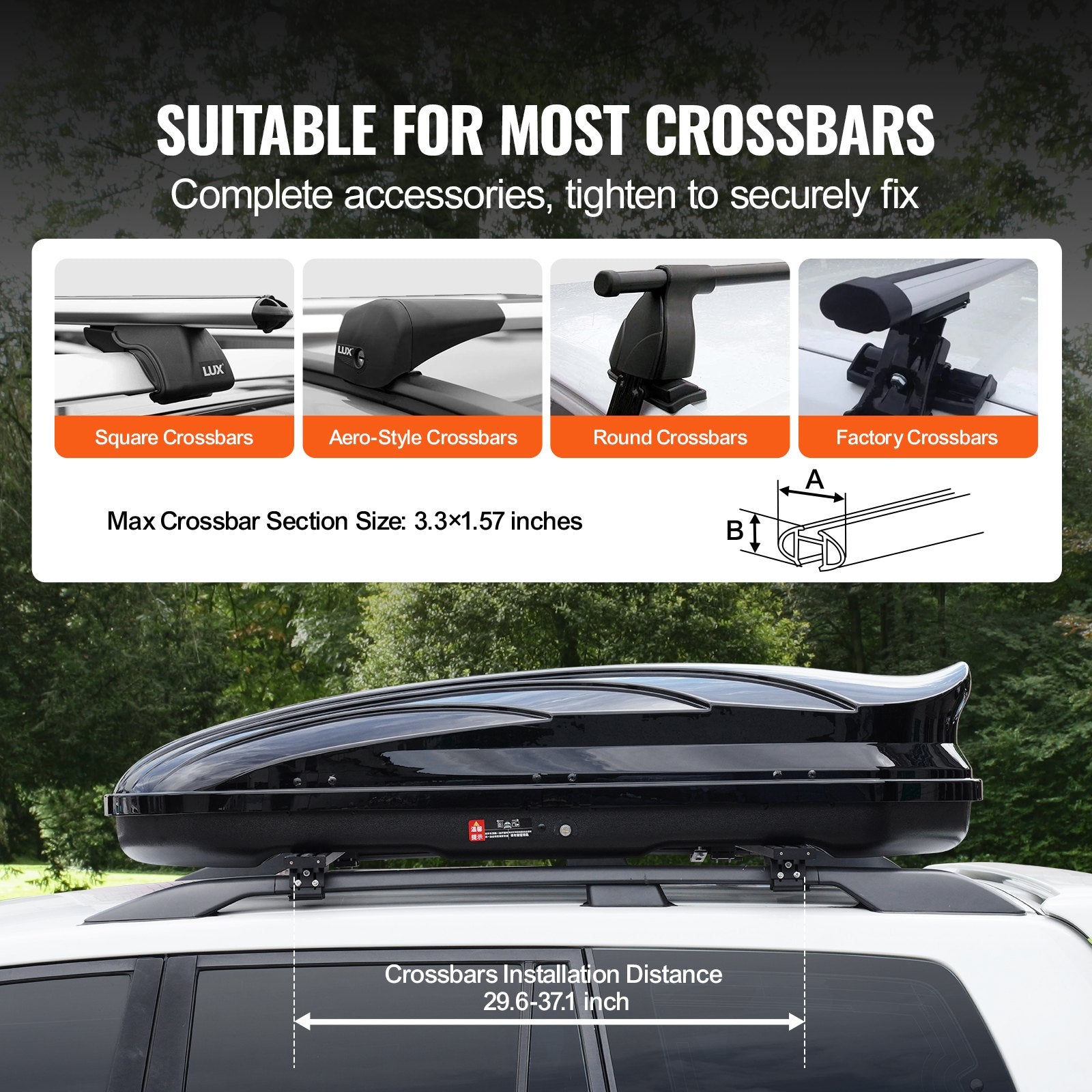 Rooftop Cargo Carrier 340 L — view 4