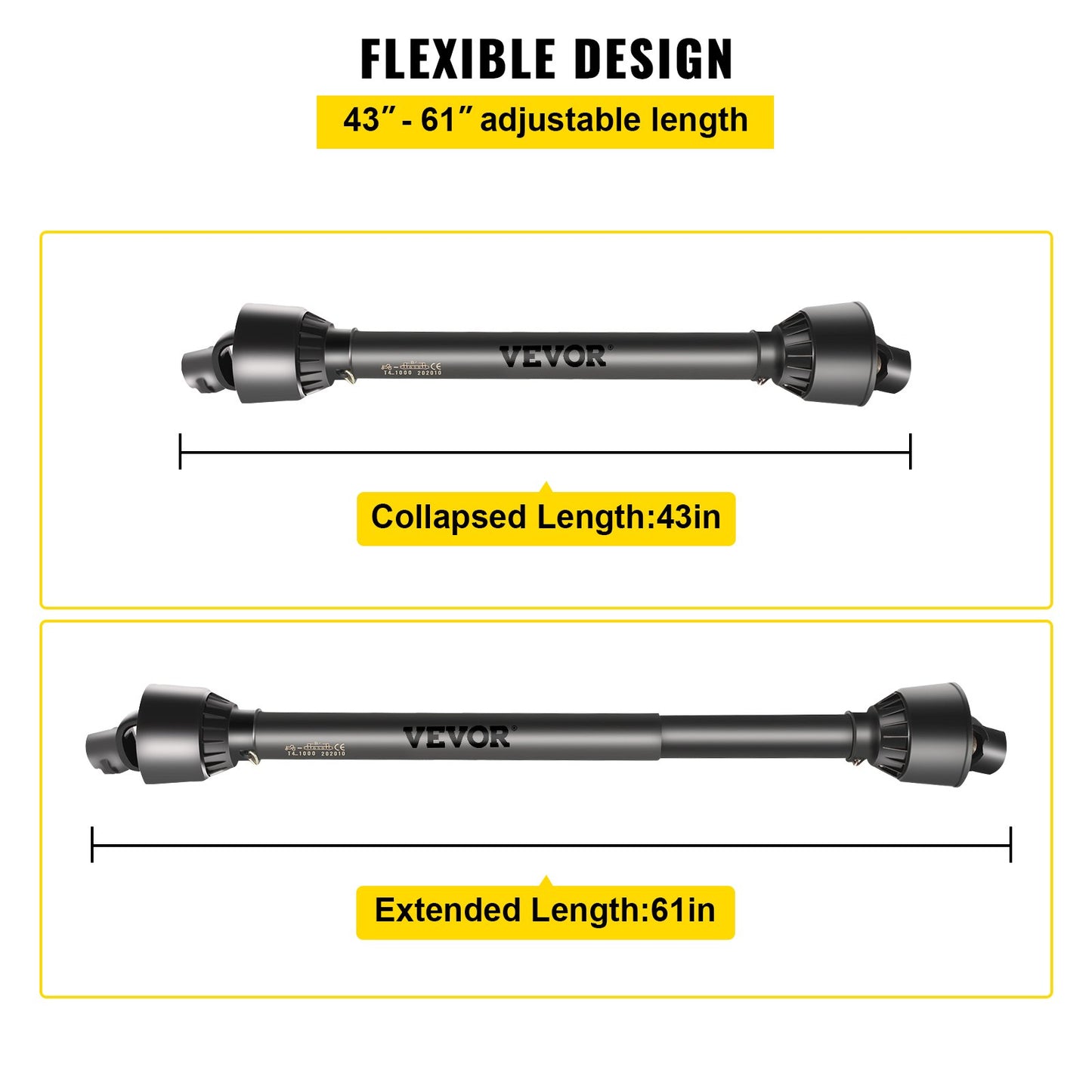 PTO Shaft PTO Drive Shaft 1-3/8 — view 5