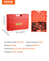 Impact Socket Set 3/4 Inches — view 8