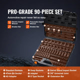 3/8in Drive Impact Socket Set — view 4