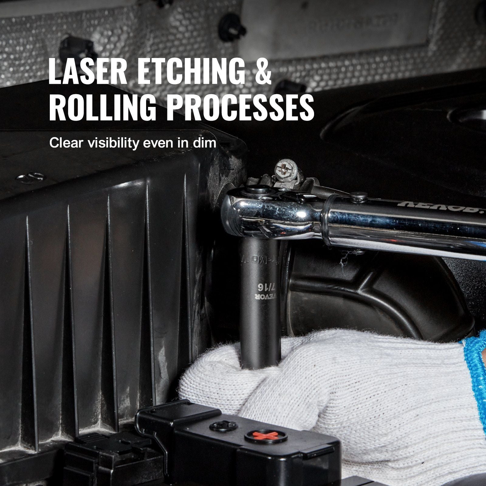 3/8in Drive Impact Socket Set — view 6