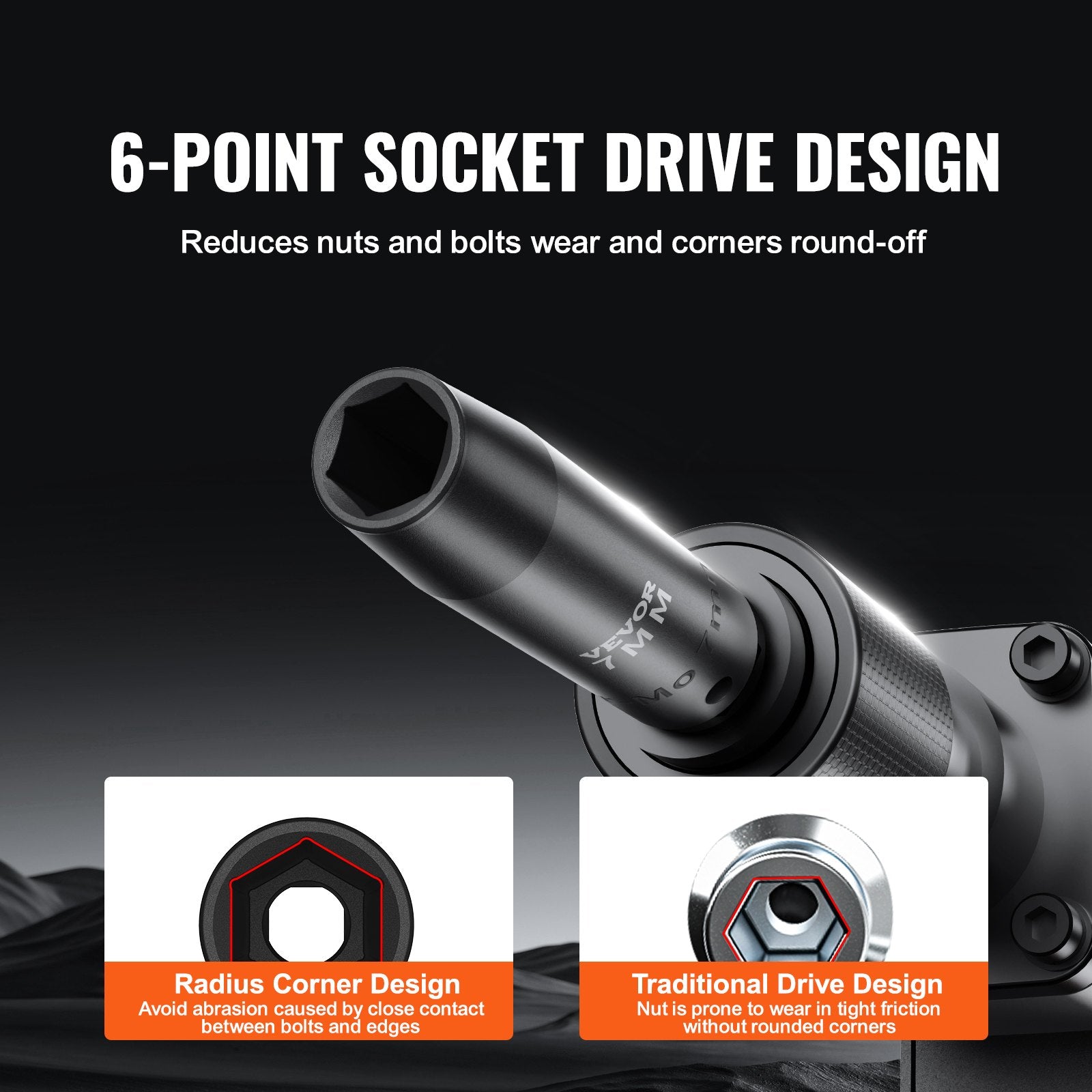 1/2 Drive Impact Socket Set — view 5
