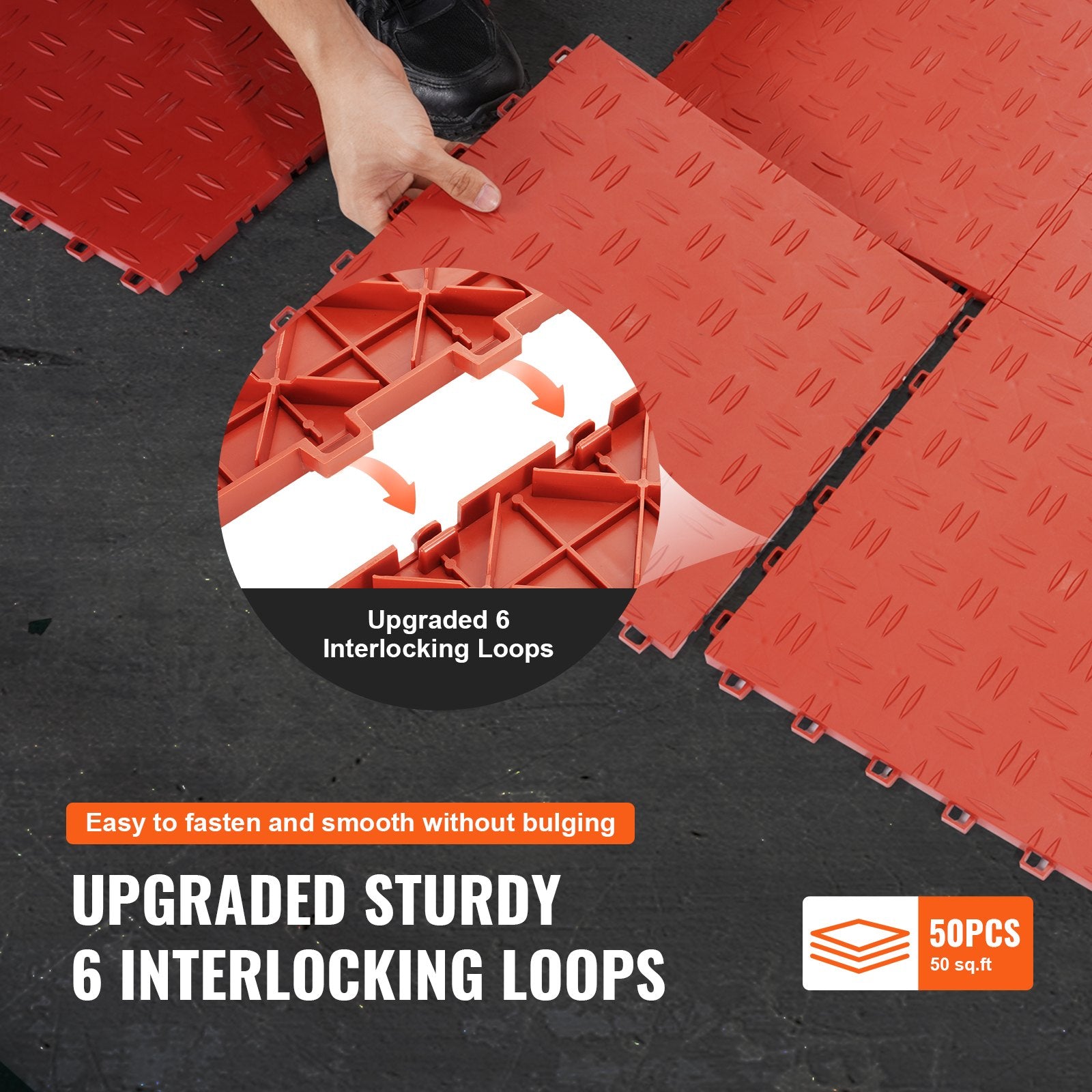 Garage Tiles Interlocking 12x12 in — view 7