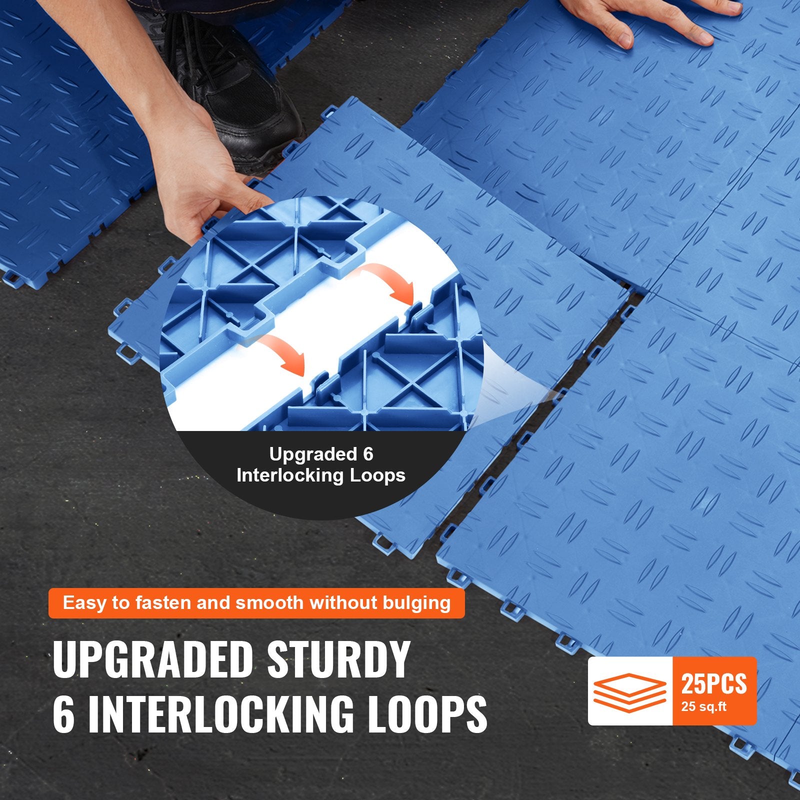 Garage Tiles Interlocking 12x12 in — view 7