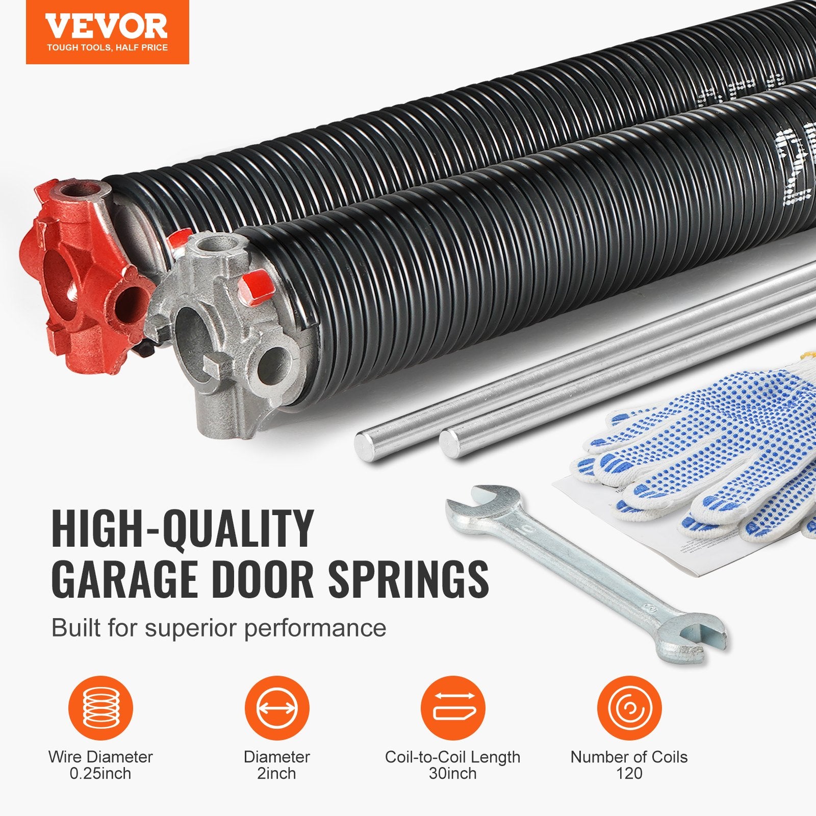 Garage Door Torsion Springs, 16000 — view 3