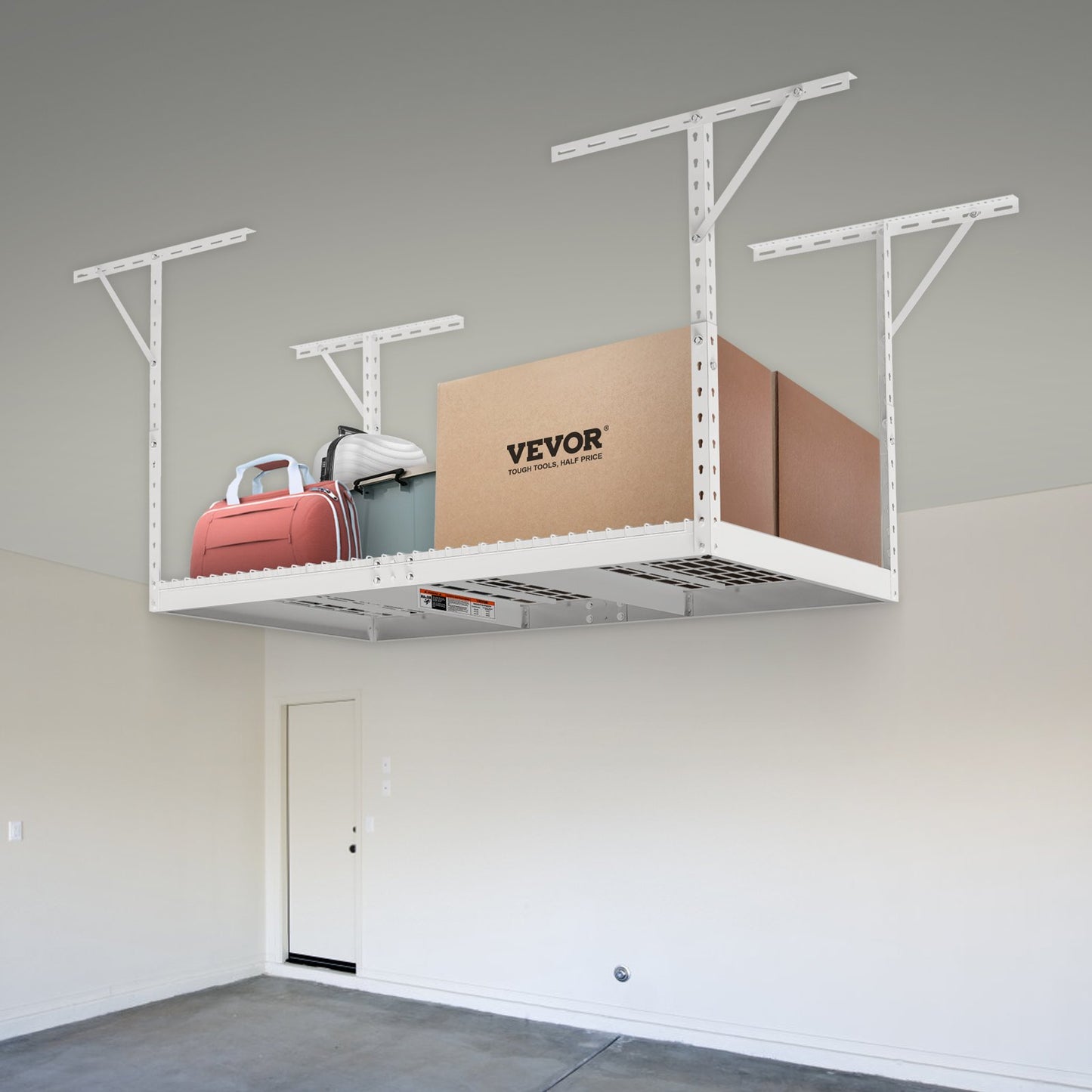 Overhead Adjustable Garage Storage Rack — view 9