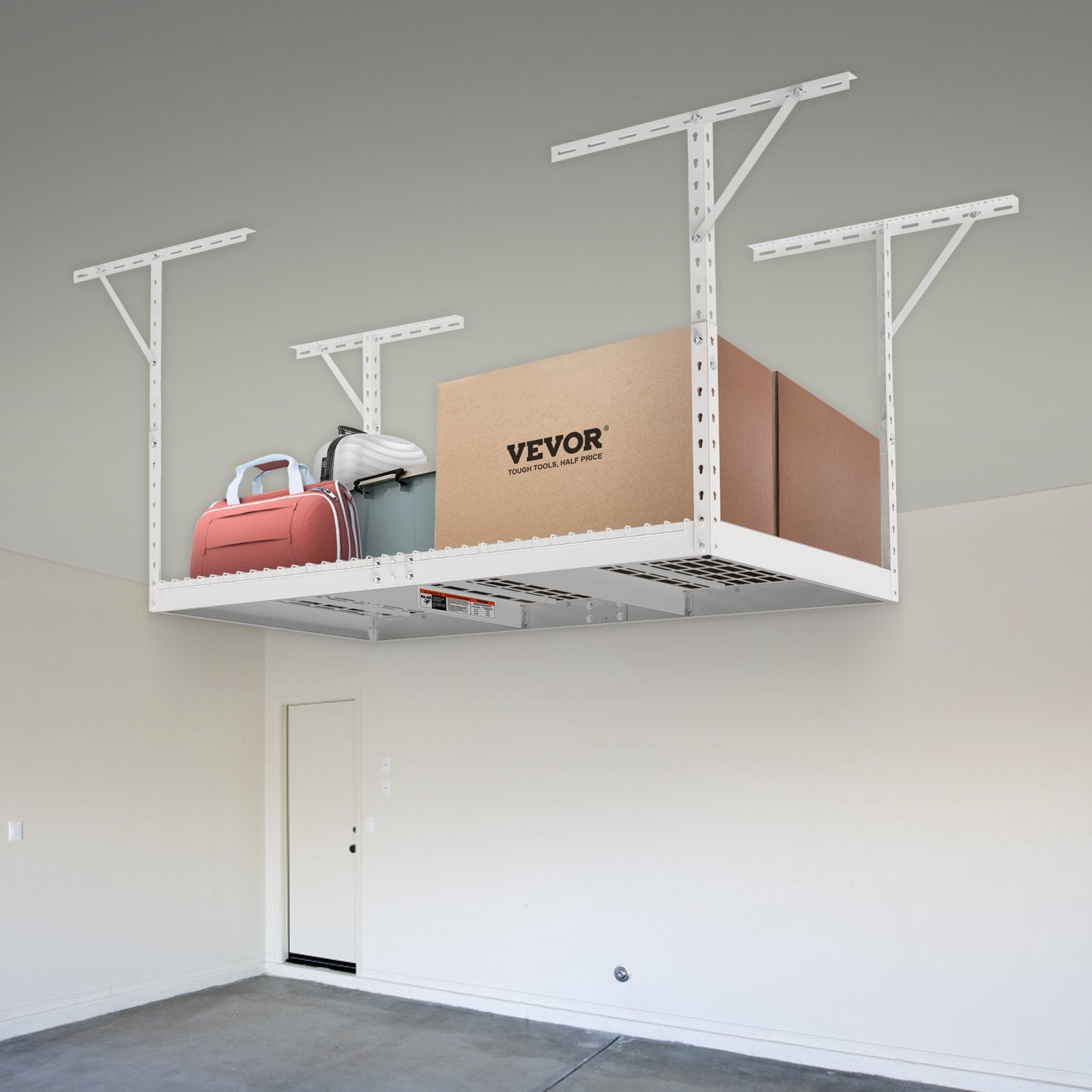 Overhead Adjustable Garage Storage Rack — view 9
