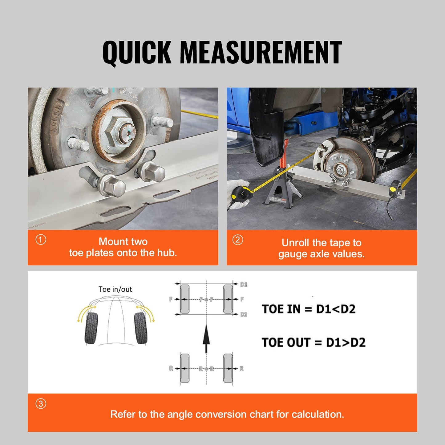 Wheel Alignment Tool, 2-Pack Toe — view 7