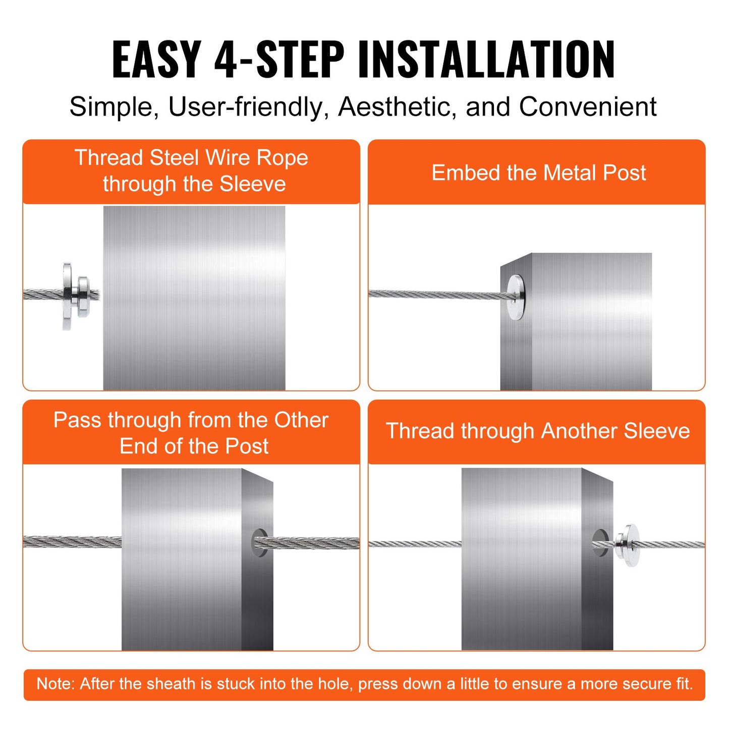 51Pack Cable Railing Kit 3.2mm — view 7